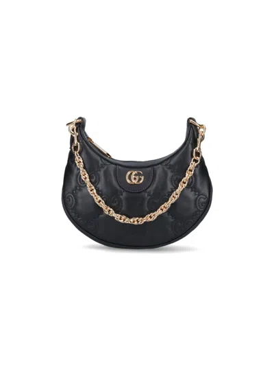 Gucci "gg Matelassé" Mini Bag In Black  
