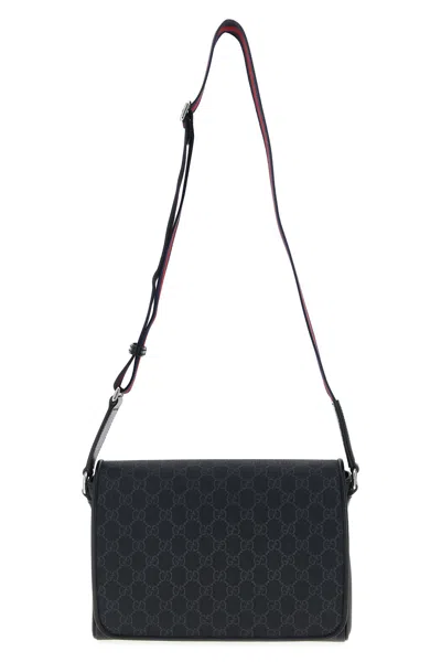 Gucci 'gg' Medium Shoulder Bag In Black