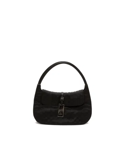 Pre-owned Gucci Gg Micro Bag In Black