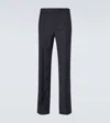Gucci Mid-rise Tailored Twill Trousers In Black