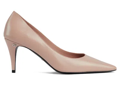 Pre-owned Gucci Gg Midheel 75mm Pump (women's) Sneakers In Light Pink