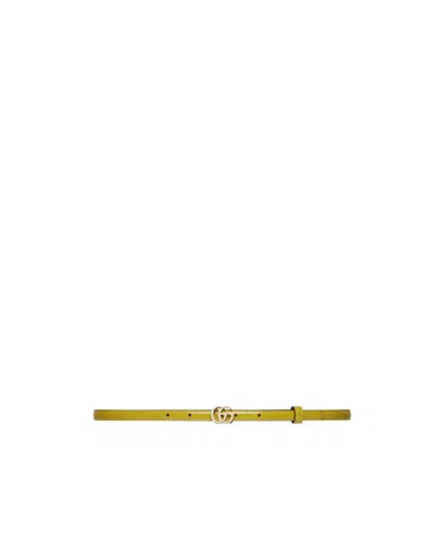 Gucci Gg Milano Belt In Brown