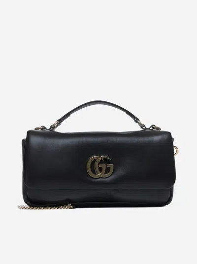 Gucci Gg Milano Leather Small Bag In Black