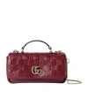 Gucci Gg Milano Mini Handbag In Red