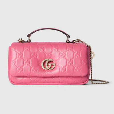 Gucci Gg Milano Mini Top Handle Bag In Pink
