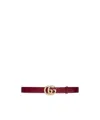 Gucci Gg Milano Series Belts In Red