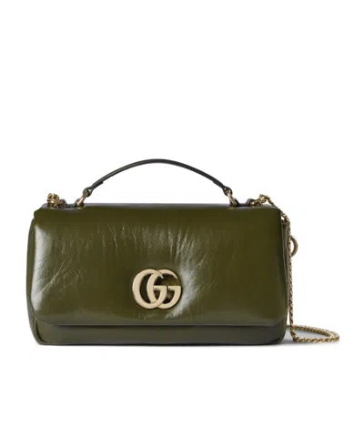 Gucci Gg Milano Series Small Handbag In Green