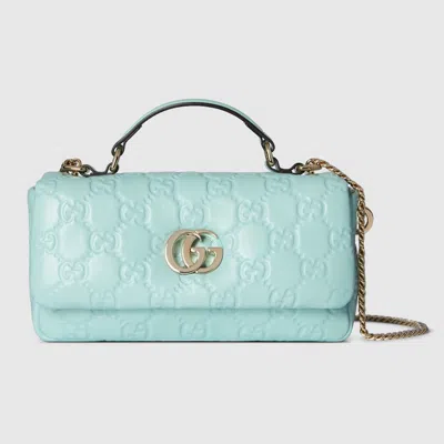 Gucci Gg Milano Small Top Handle Bag In Blue