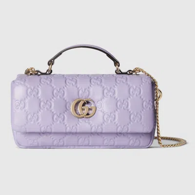 Gucci Gg Milano Small Top Handle Bag In Purple