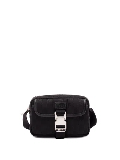 Gucci `gg` Mini Bag In Black