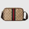 Gucci Gg Mini Bag With Web In Pattern
