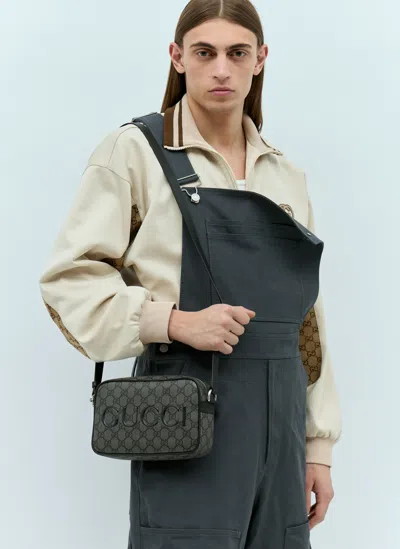 Gucci Gg Mini Crossbody Bag In Grey