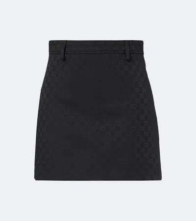 Gucci Solid Color Flared Umbrella Skirt In Multi