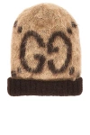 GUCCI GUCCI GG MOHAIR WOOL HAT