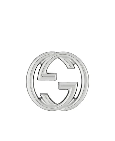 Gucci Gg Mono Clip On Earring In Gray