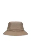 Gucci Reversible Gg Nylon Bucket Hat In Brown