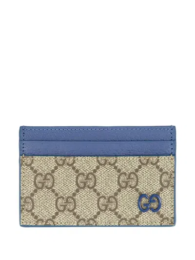 Gucci Gg-monogram Card Holder In Neutral