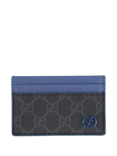 Gucci Gg Canvas Card Holder In Neutral