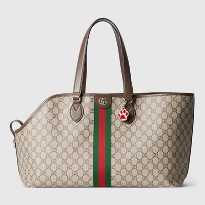 Gucci Gg Monogram Medium Pet Tote Bag In Sand