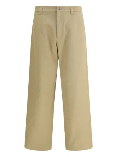 GUCCI GG MONOGRAM PATCH-POCKET TROUSERS