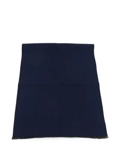 Pre-owned Gucci Gg Monogram Scarf In Gray