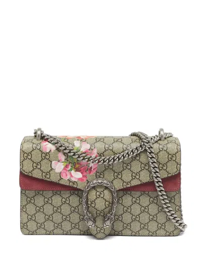Pre-owned Gucci Gg Monogram Shoulder Bag In Neutral