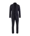 Gucci Gg Monogram Single-breasted Suit In Black