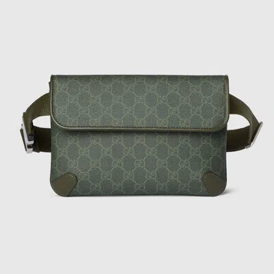 Gucci Gg Monogram Small Belt Bag In Green
