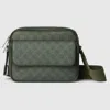 Gucci Gg Monogram Small Crossbody Bag In Green