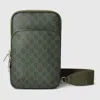 Gucci Gg Monogram Small Slingbag In Green