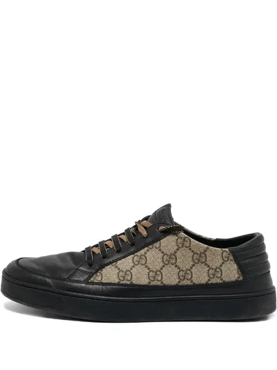 Pre-owned Gucci Gg-monogram Sneakers