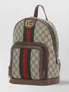 GUCCI GG MONOGRAM STRIPED BACKPACK