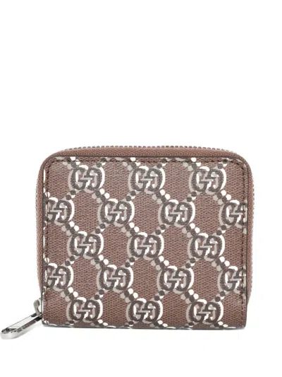 Gucci Gg Monogram Zip-around Wallet