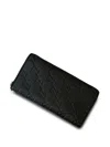 Gucci Gg Monogram Zip-around Wallet In Black