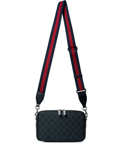 Gucci Gg-monogram Zip Messenger Bag