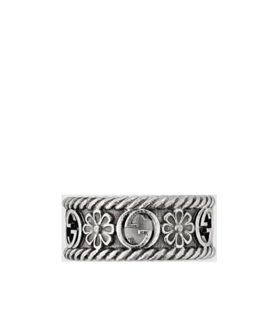 Gucci Gg Motif Cut-out Ring