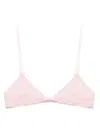 Gucci Bow Detailing Lace Lingerie Bra In Pink