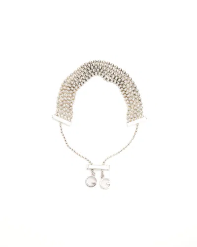 Gucci Gg Multistrand Bracelet In Silver