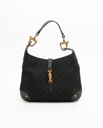 Gucci Gg New Jackie Shoulder Bag In Black