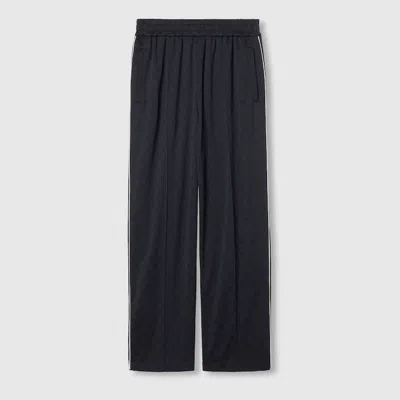 GUCCI GUCCI GG NYLON AND JERSEY PANT