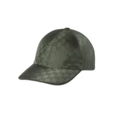 Gucci Gg Nylon Baseball Hat In Gray