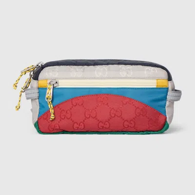 Gucci Kids' Gg Nylon Belt Bag In Beige