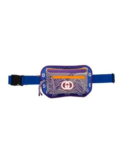 Pre-owned Gucci Gg Nylon Belt Bag In Multi