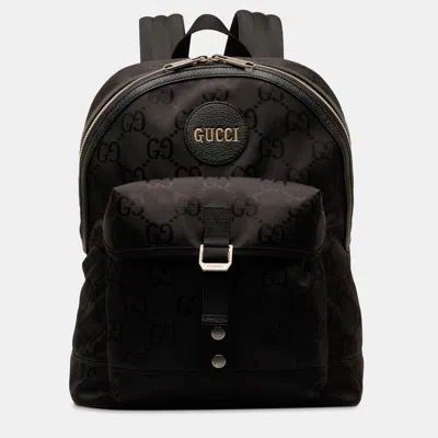 Pre-owned Gucci Gg Nylon Off The Grid Backpack In Black