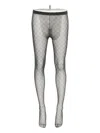 Gucci Gg Nylon Tights In Black