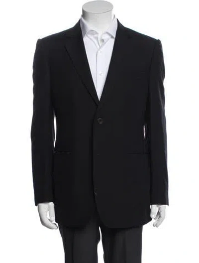 Pre-owned Gucci Gg Nylon Wool Blazer In Grey