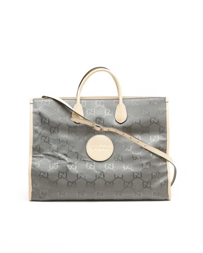 Gucci Gg Off The Grid Tote Bag In Gray