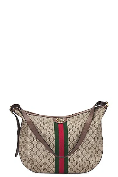 Gucci Gg Ophidia Shoulder Bag In Beige