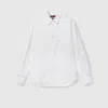 Gucci Gg Oxford Cotton Shirt In White