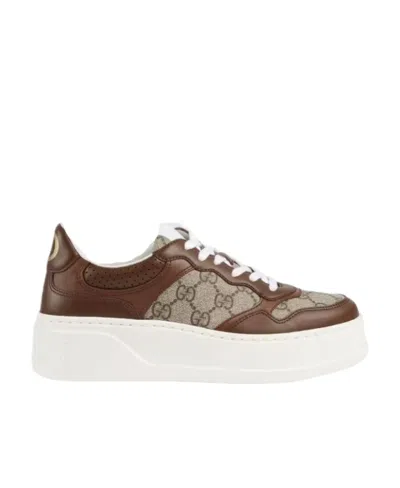 GUCCI GUCCI GG PANELLED LOW-TOP SNEAKERS